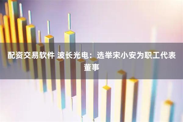 配资交易软件 波长光电：选举宋小安为职工代表董事